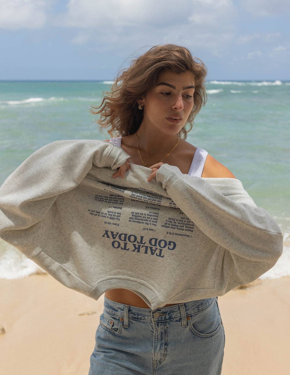 Talk to God Unisex Crewneck