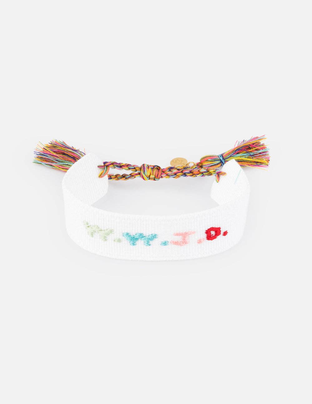 White WWJD Bracelet