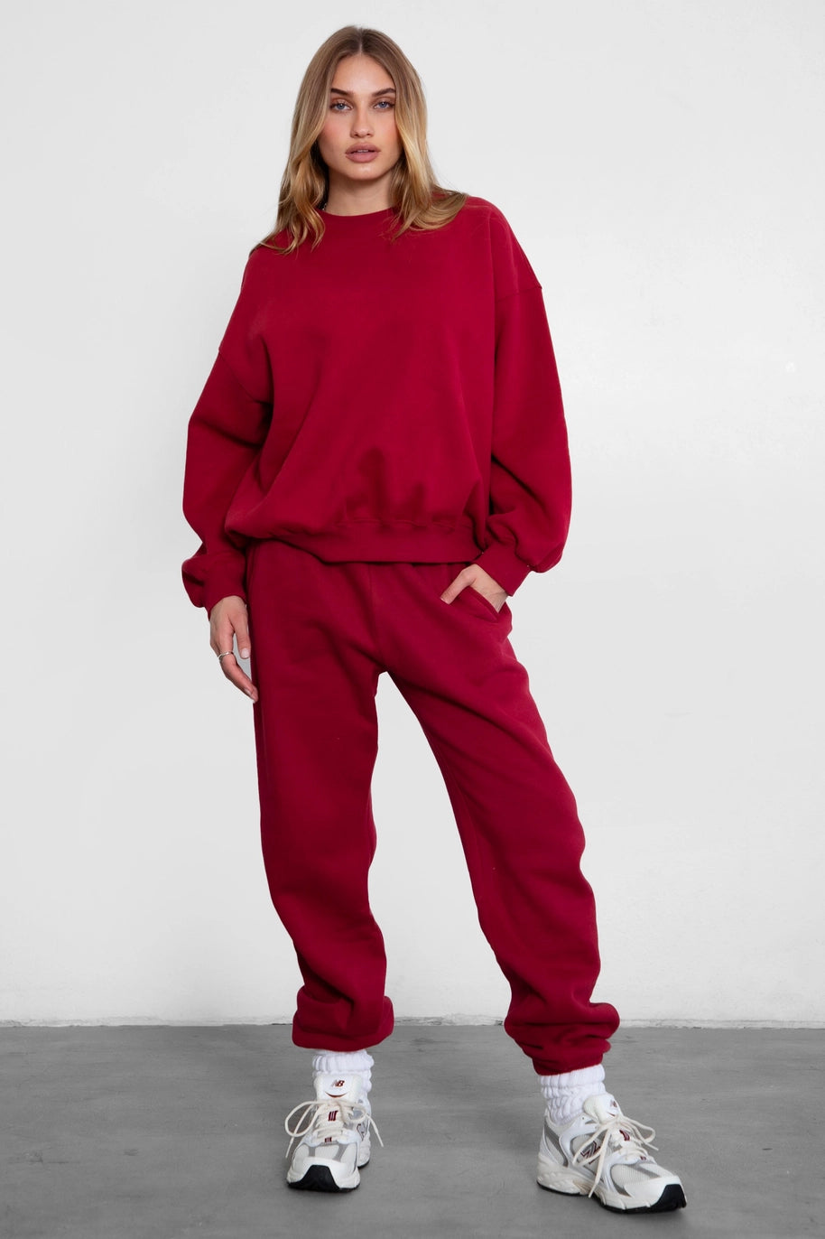 Fleece Varsity Crewneck