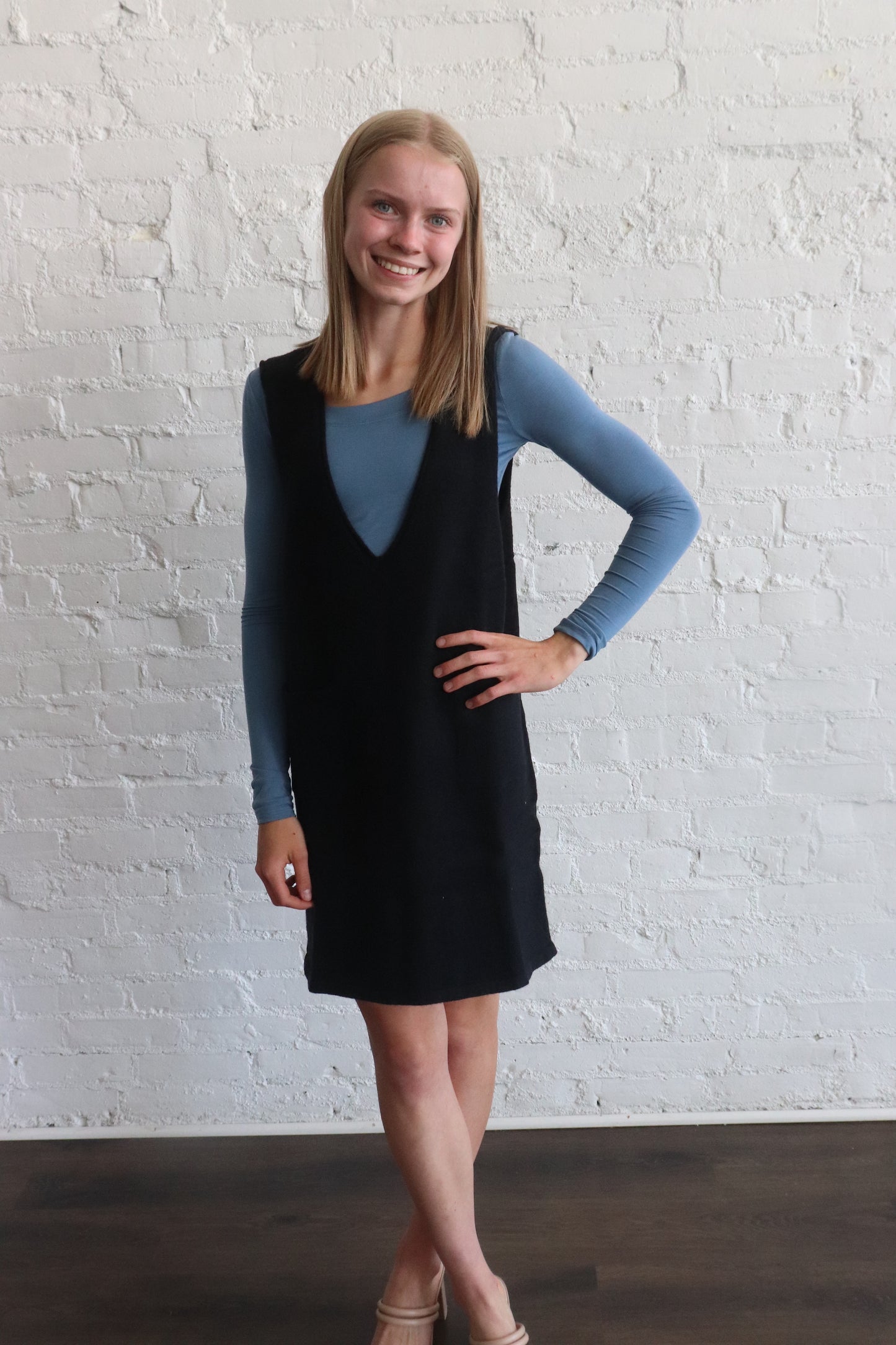The Elliyana Knit Overall Dress