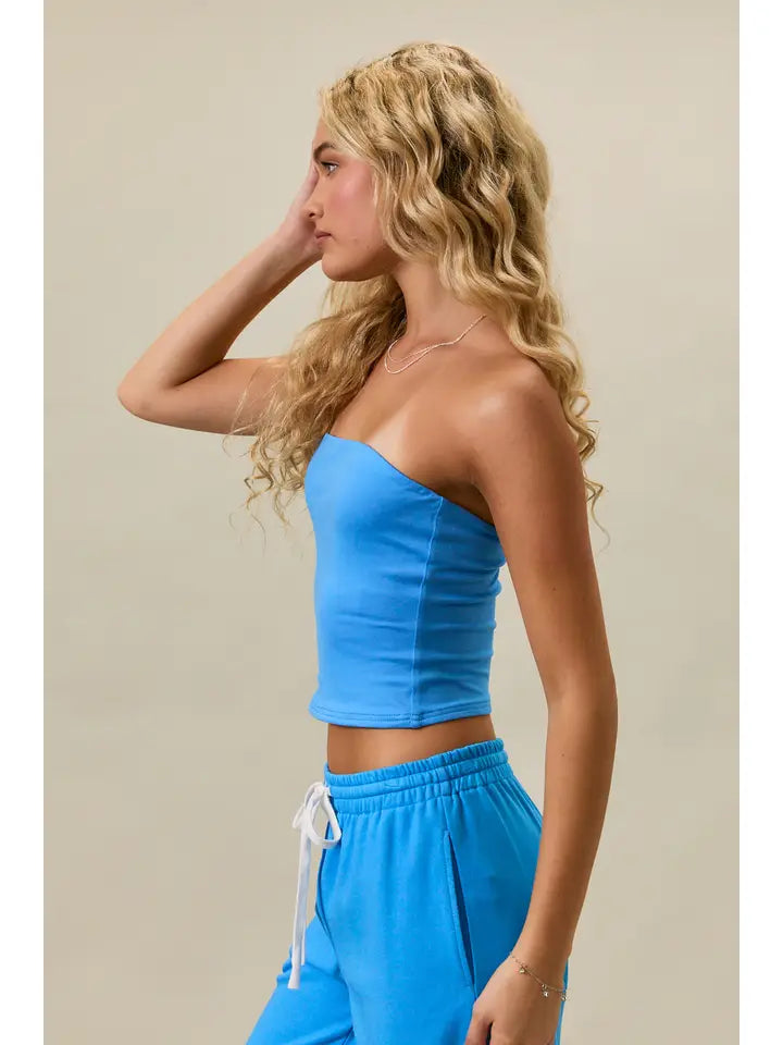 Blue Tube Top