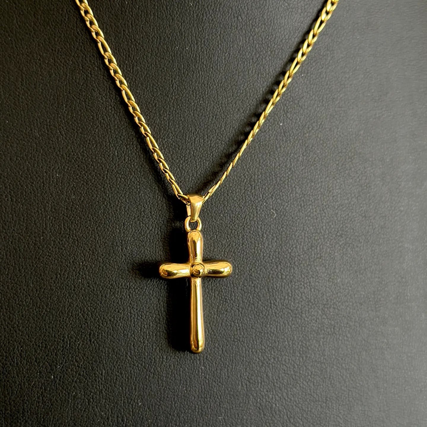 Bubble Cross Necklace