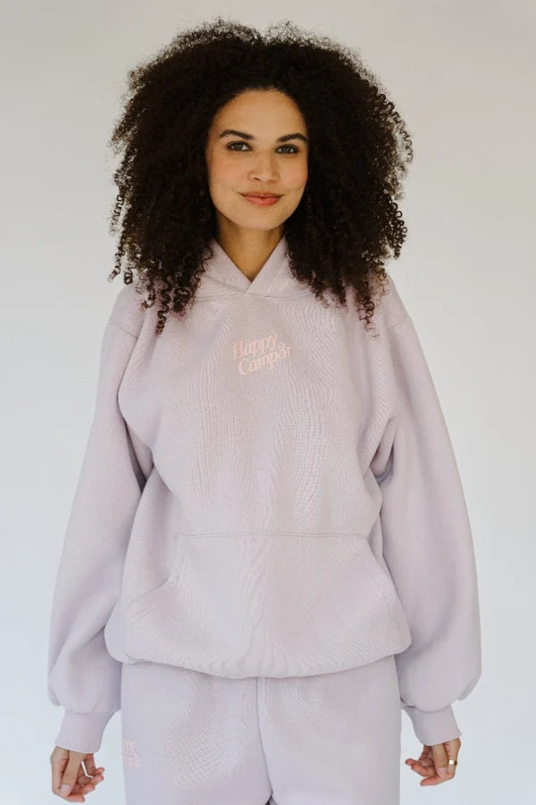Happy Camp3r Lilac Puff Hoodie
