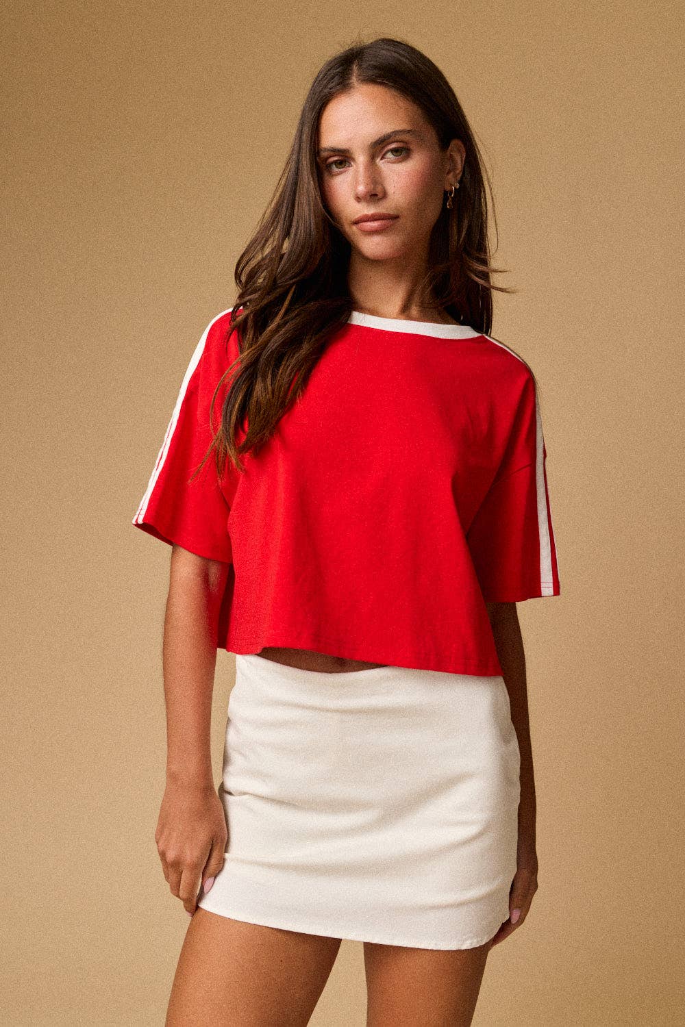 White Skort
