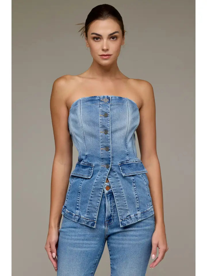 Denim Bustier