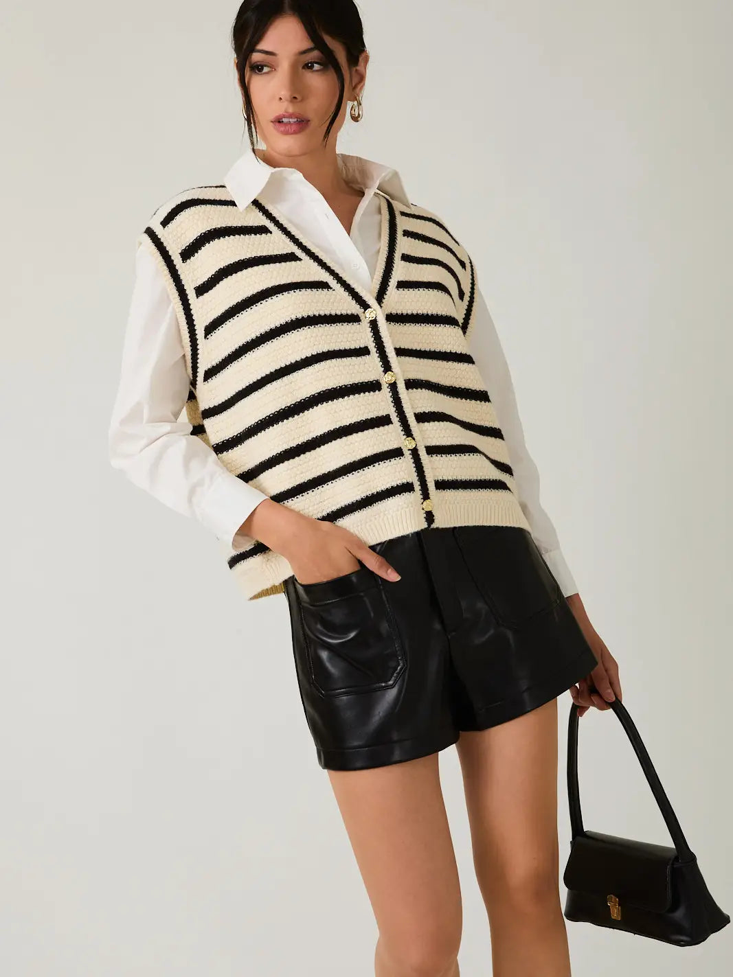 Striped Sweater Vest