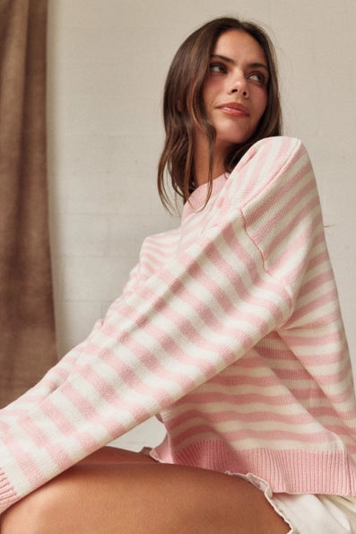 Striped Crewneck Sweater