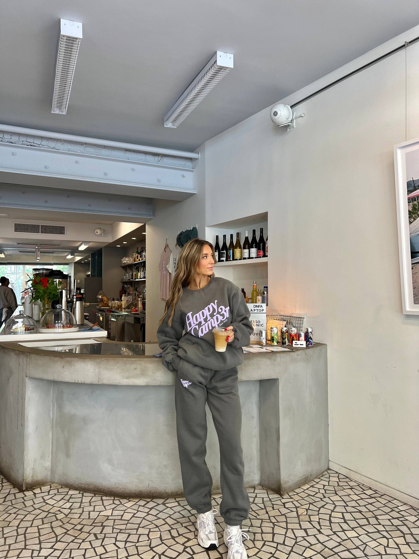 Happy Camp3r Puff Series Sweatpants - Dark Gray