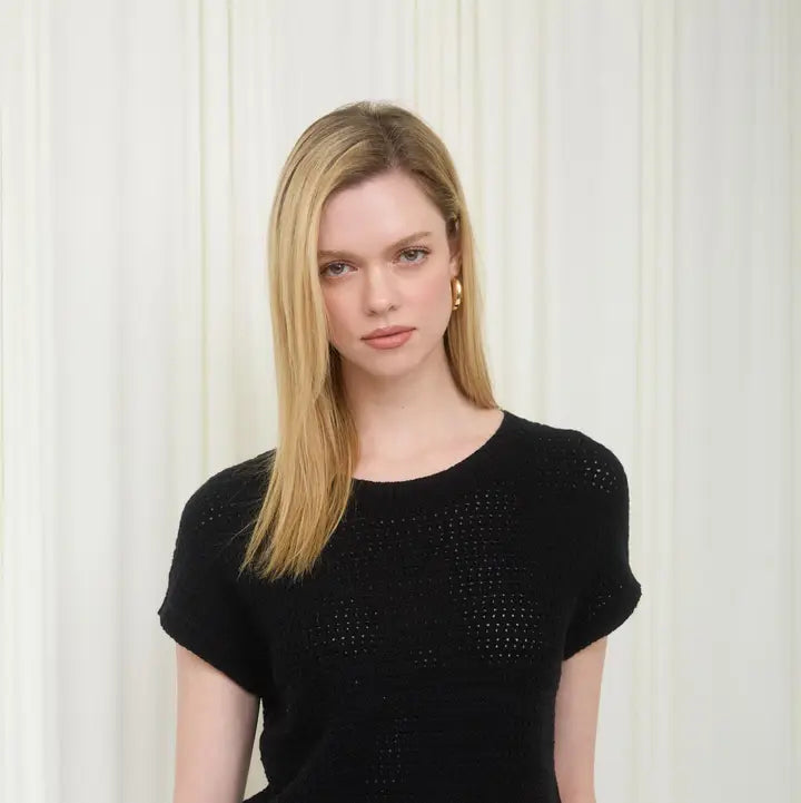 Sheer Knit Crewneck