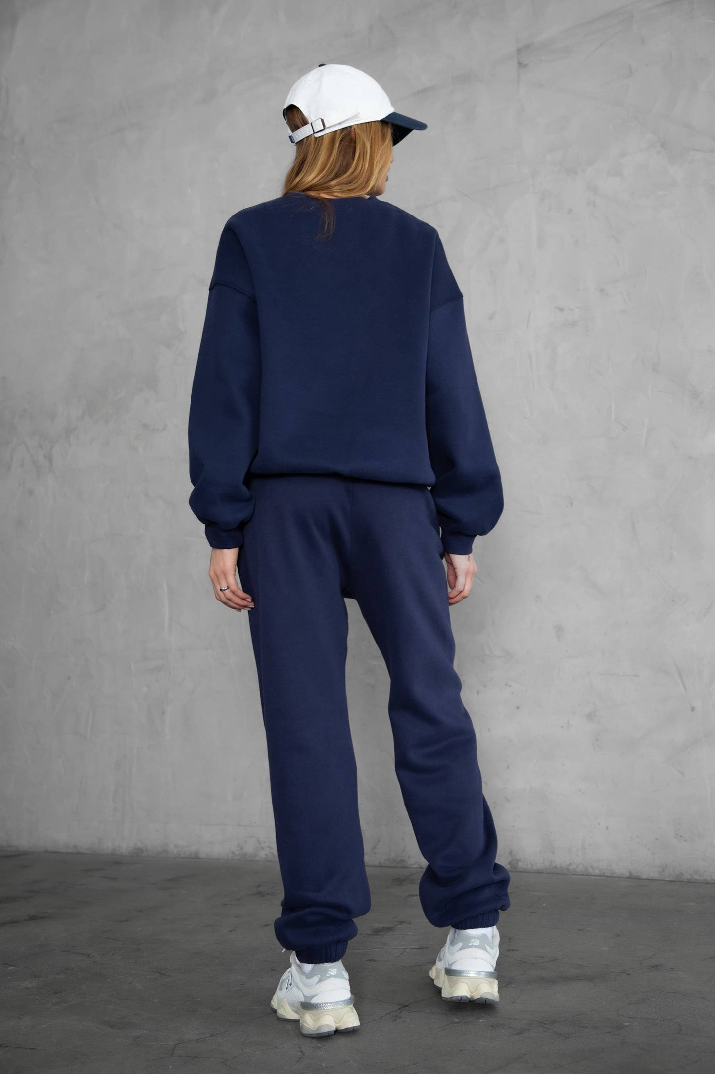 Fleece Crew Neck Lounge Pullover Sweatshirt