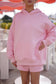 Light Pink Polka Dot Hoodie