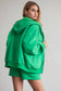 Plush Fleece Loose Fit Zip Up Hoodie With Pockets