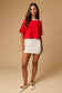 White Skort