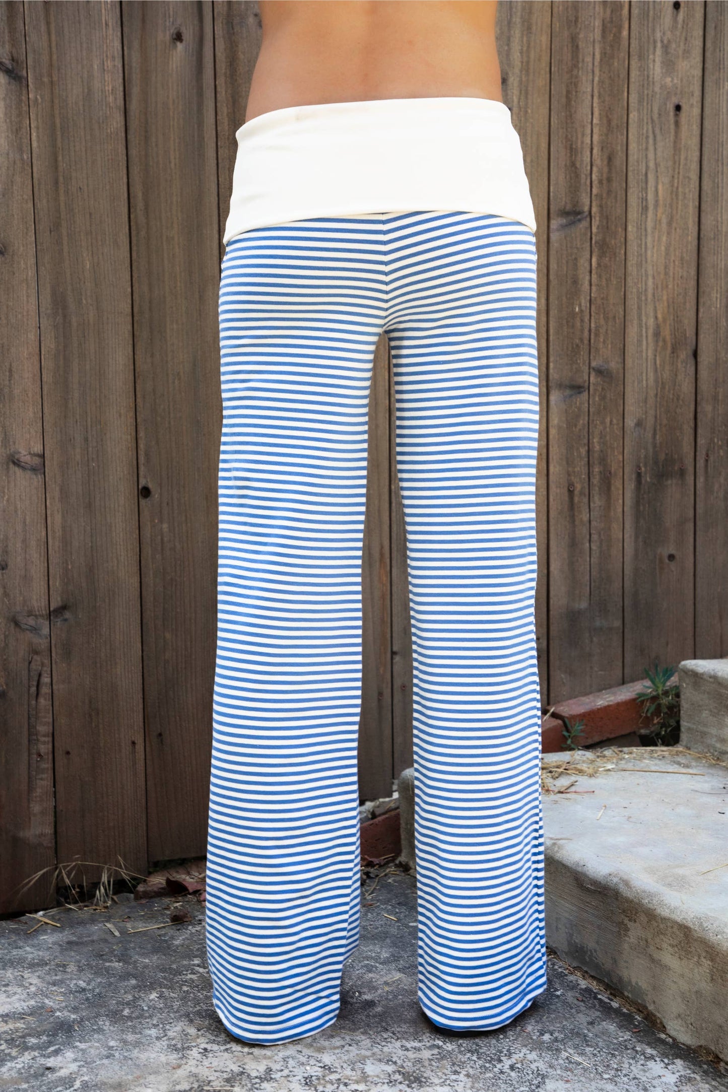 The Mataya Foldover Waist Wide Leg Pants