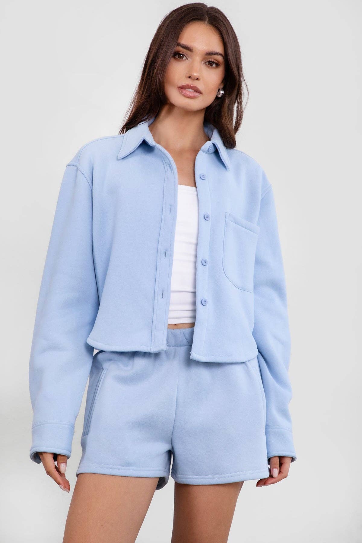 Fleece Lounge High Waist Shorts