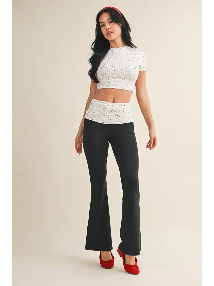 Polka Dot Crop Tee