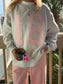 18 Pink Polka Dot Mockneck