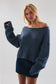 Boat Neck Chunky Sweater