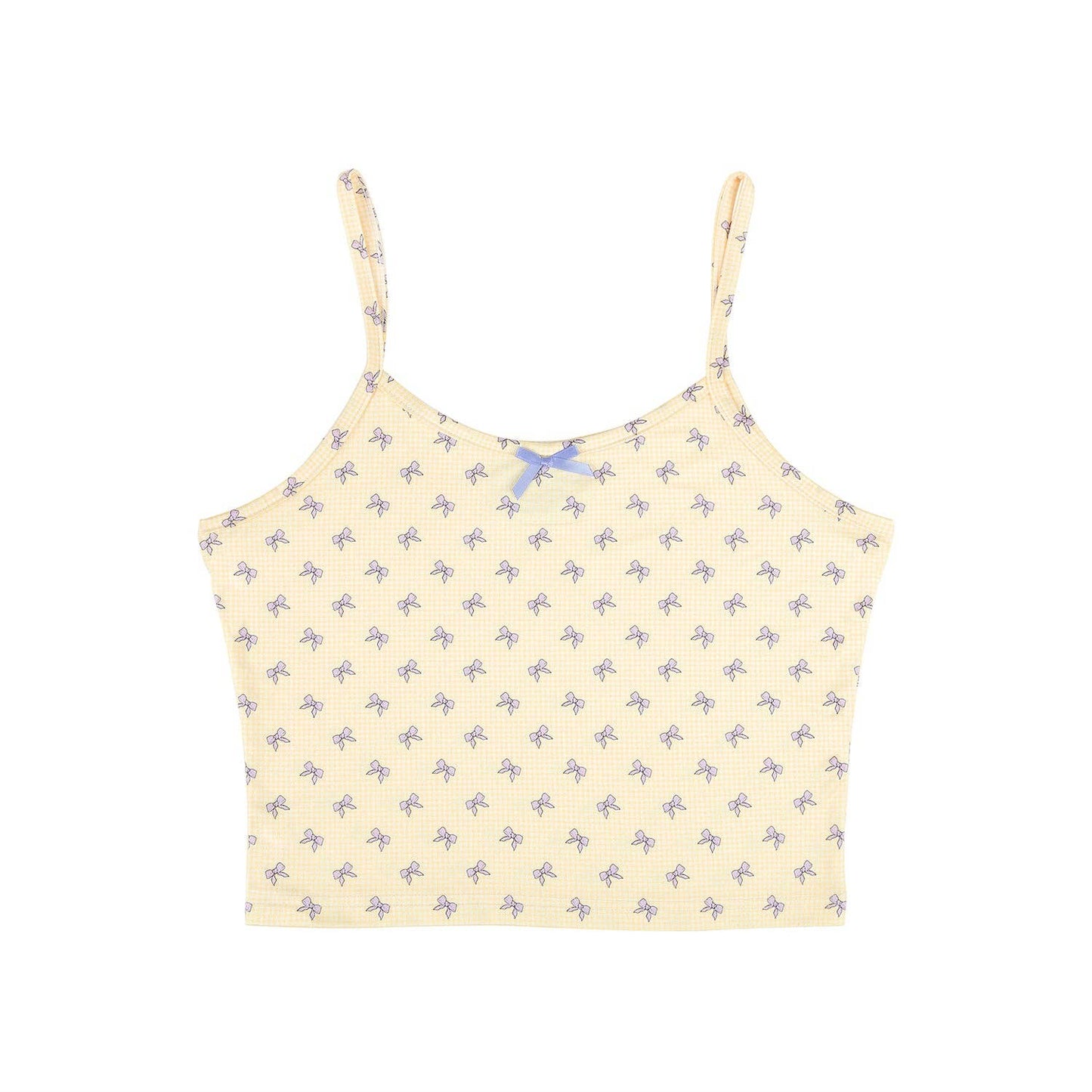 Lavender Bows Pajama Tank Top