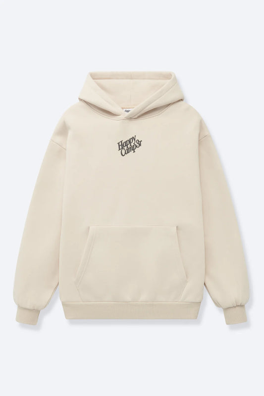 Happy Camp3r Puff Series Beige Sweatshirt
