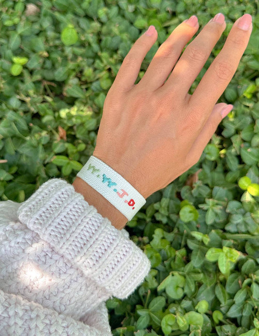 White WWJD Bracelet
