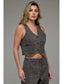 Cheetah Print Denim Vest