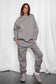 Fleece Crew Neck Lounge Pullover Sweatshirt