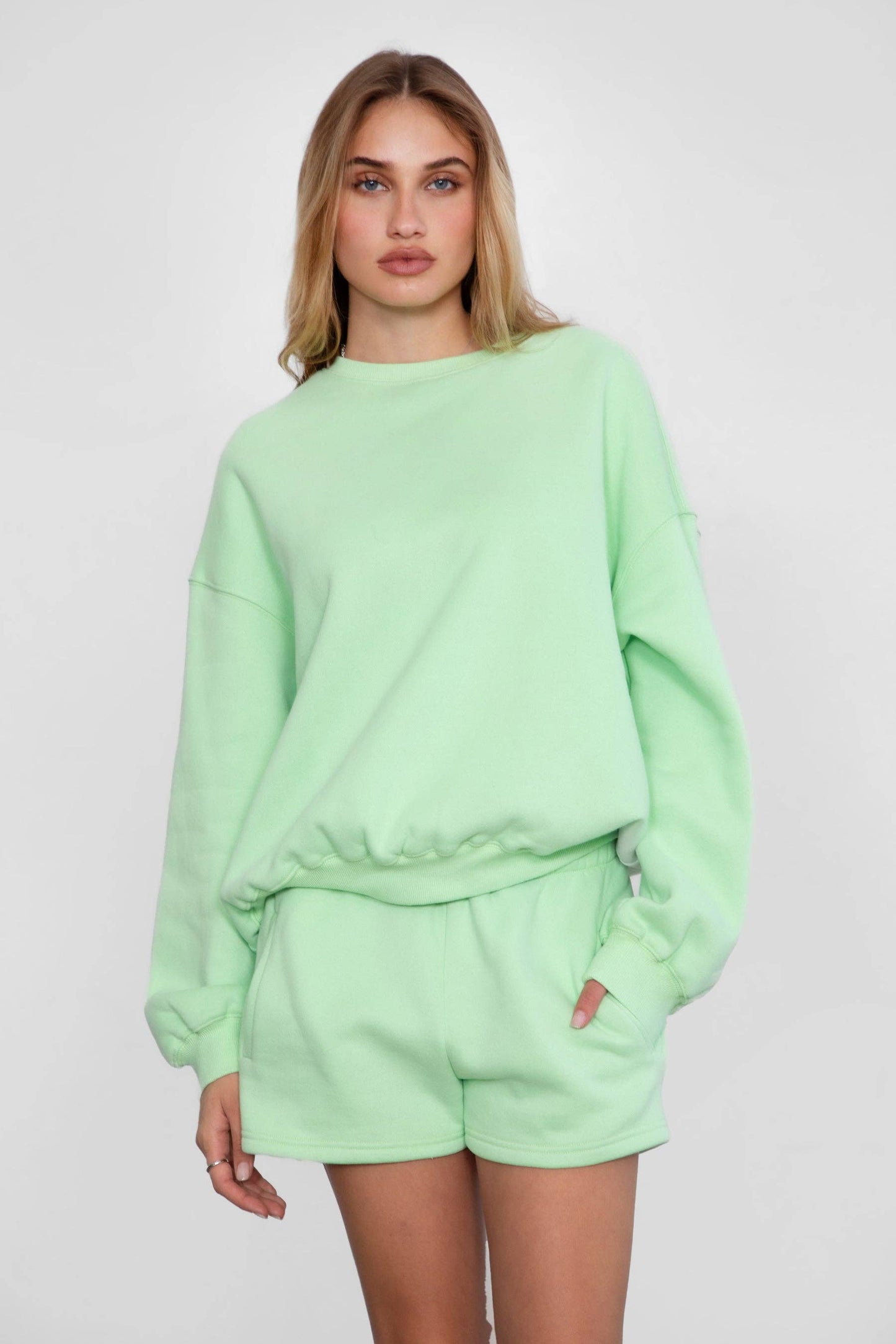 Fleece Lounge High Waist Shorts