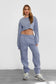 Fleece Lounge High Waist Sweatpants With Pockets