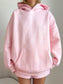 Light Pink Polka Dot Hoodie