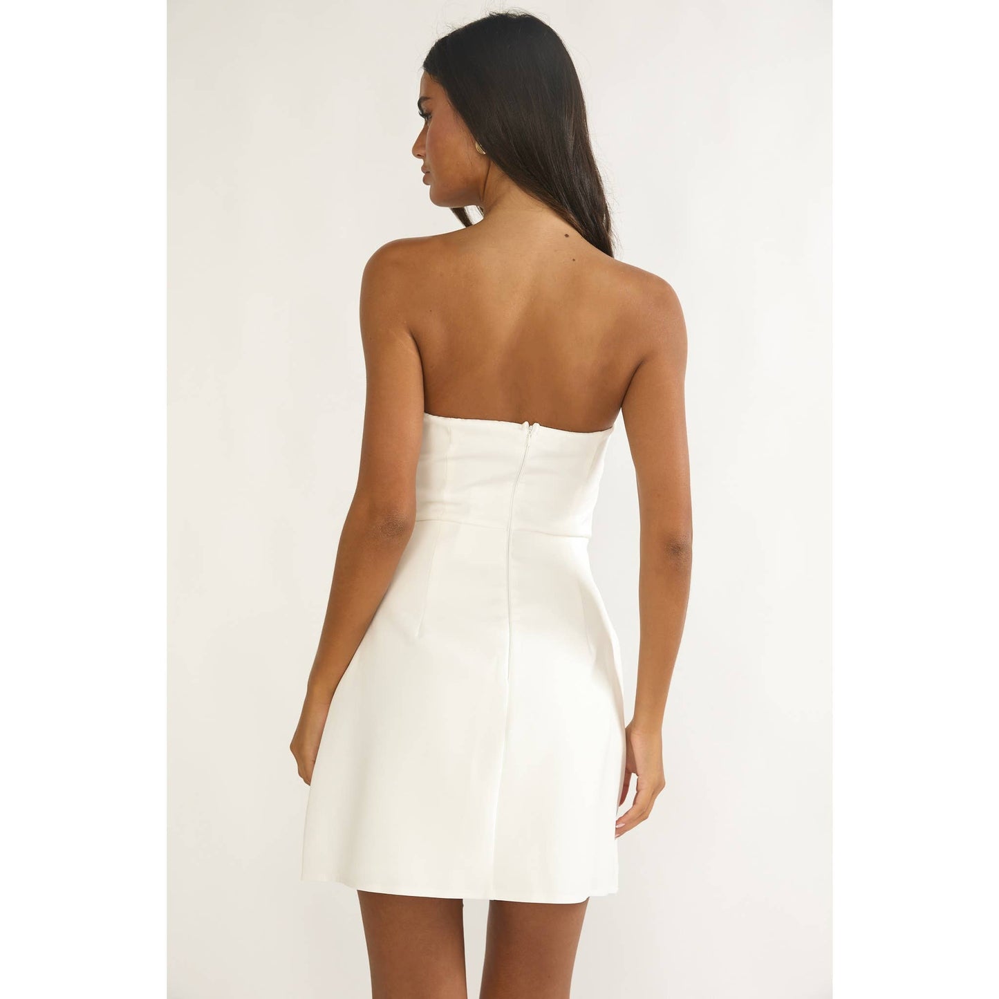Sweetheart Neck Mini Dress