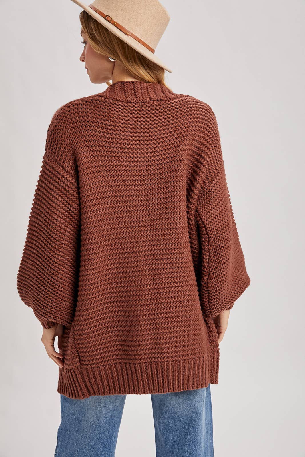 Chunk Cable Knit Cardigan