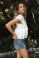 V Neck Tiered Ruffle Short Sleeve Top