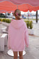 Light Pink Polka Dot Hoodie