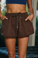 Drawstring Solid Scuba Dolphin Shorts