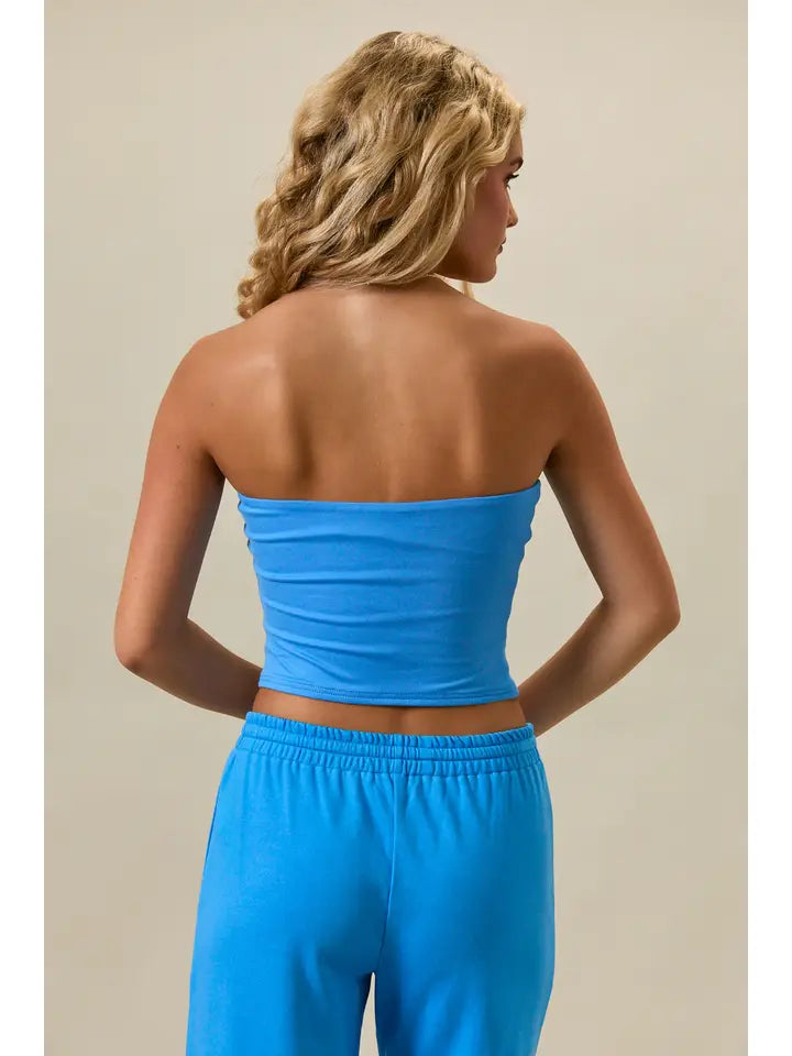 Blue Tube Top