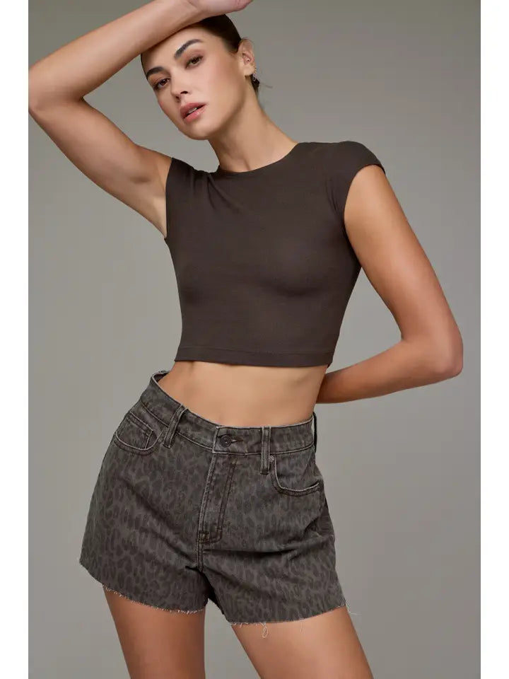Cheetah Print Shorts