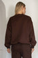 Fleece Crew Neck Lounge Pullover Sweatshirt