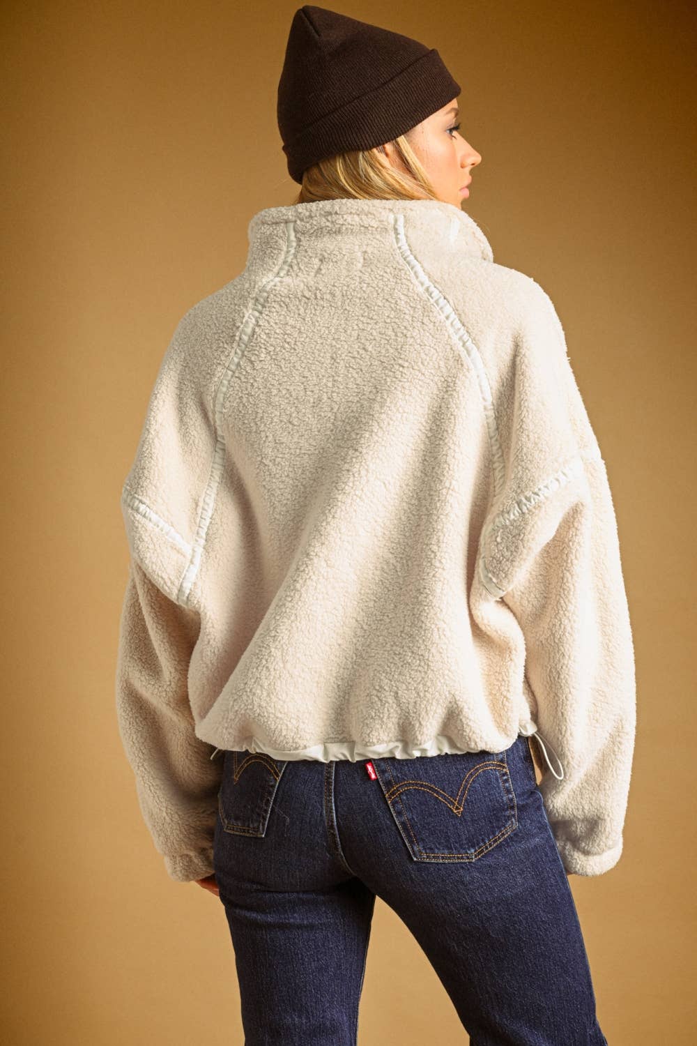 Half Zip Sherpa