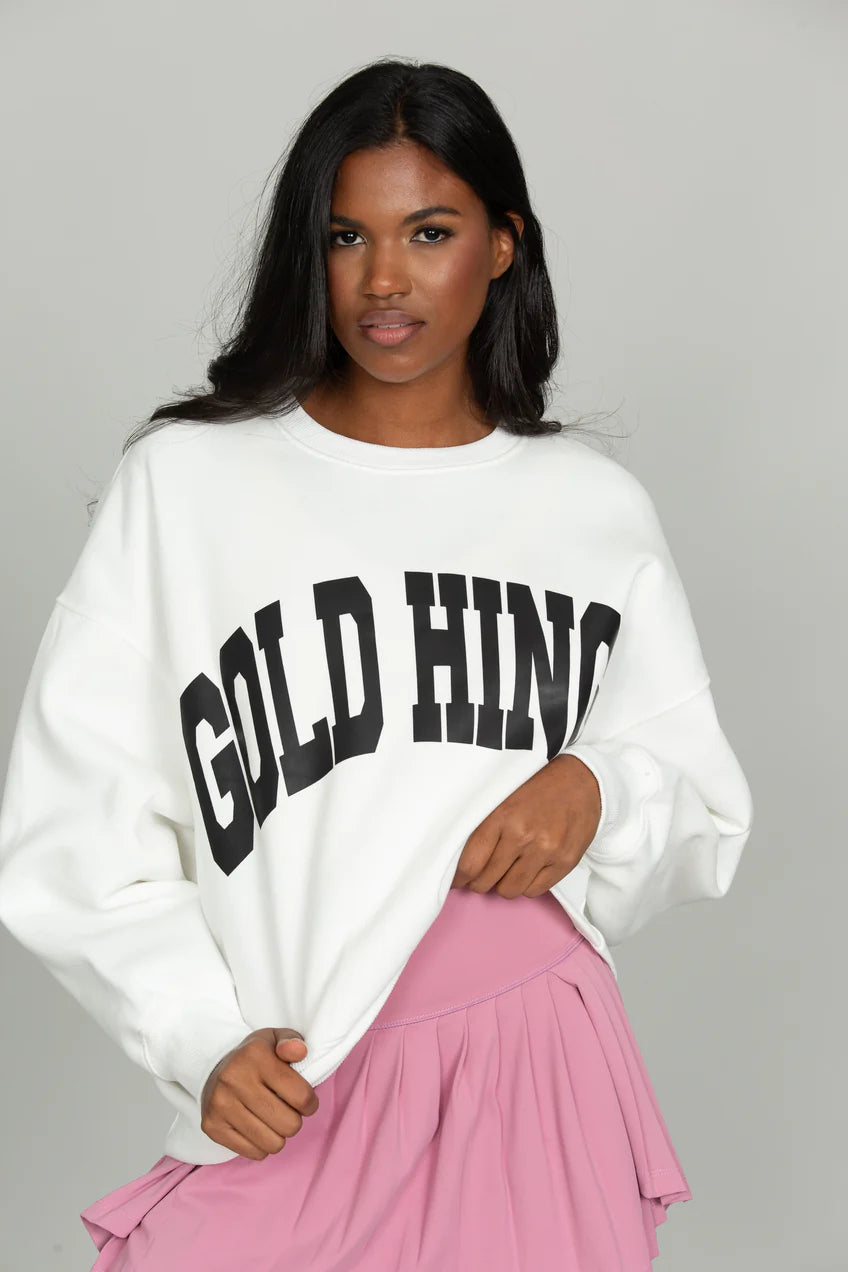 Gold Hinge Wide Arm Sweatshirt