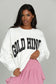 Gold Hinge Wide Arm Sweatshirt