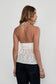 Floral Textured Halter Baby Doll Top