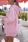 Light Pink Polka Dot Hoodie