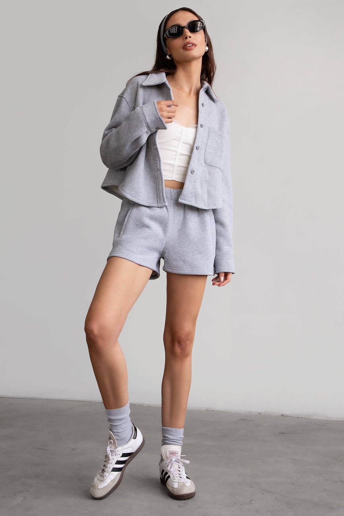 Fleece Lounge High Waist Shorts
