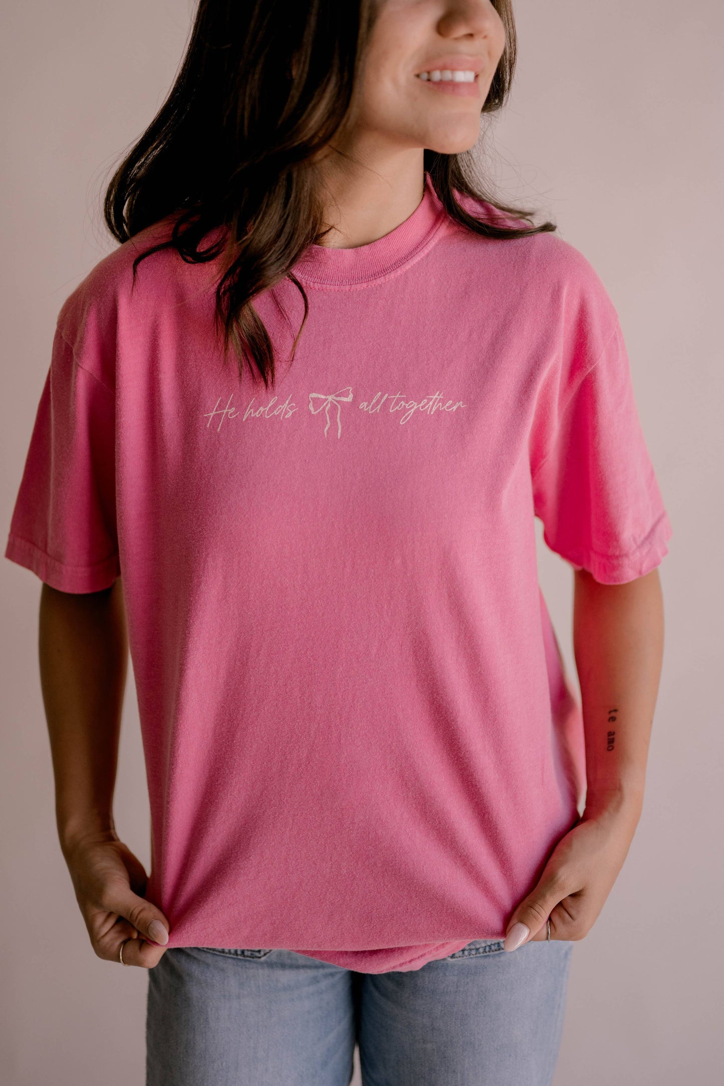 He Holds All Together Tee