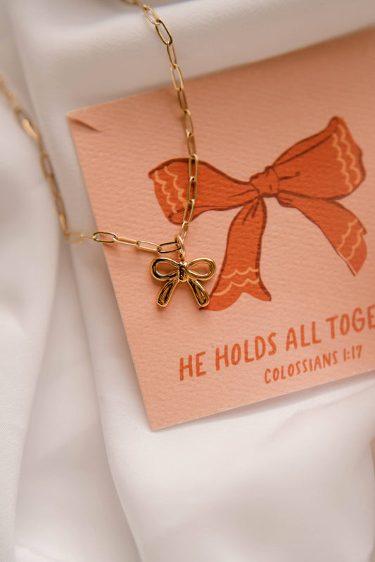 He Holds All Together |Christian Necklace