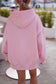 Light Pink Polka Dot Hoodie