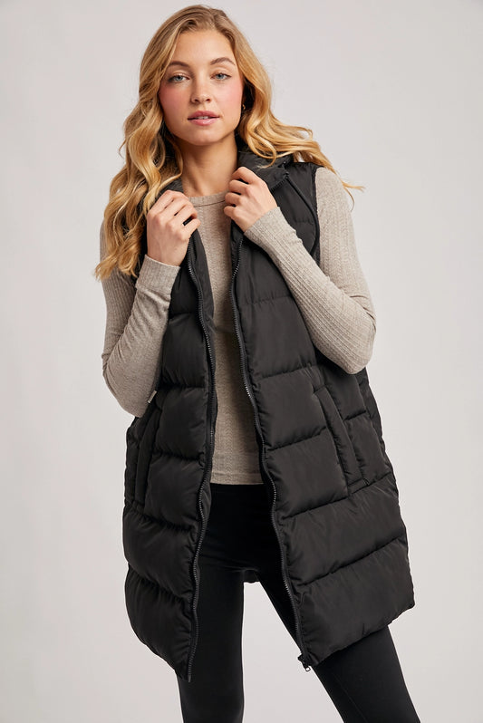 Hooded Longline Vest