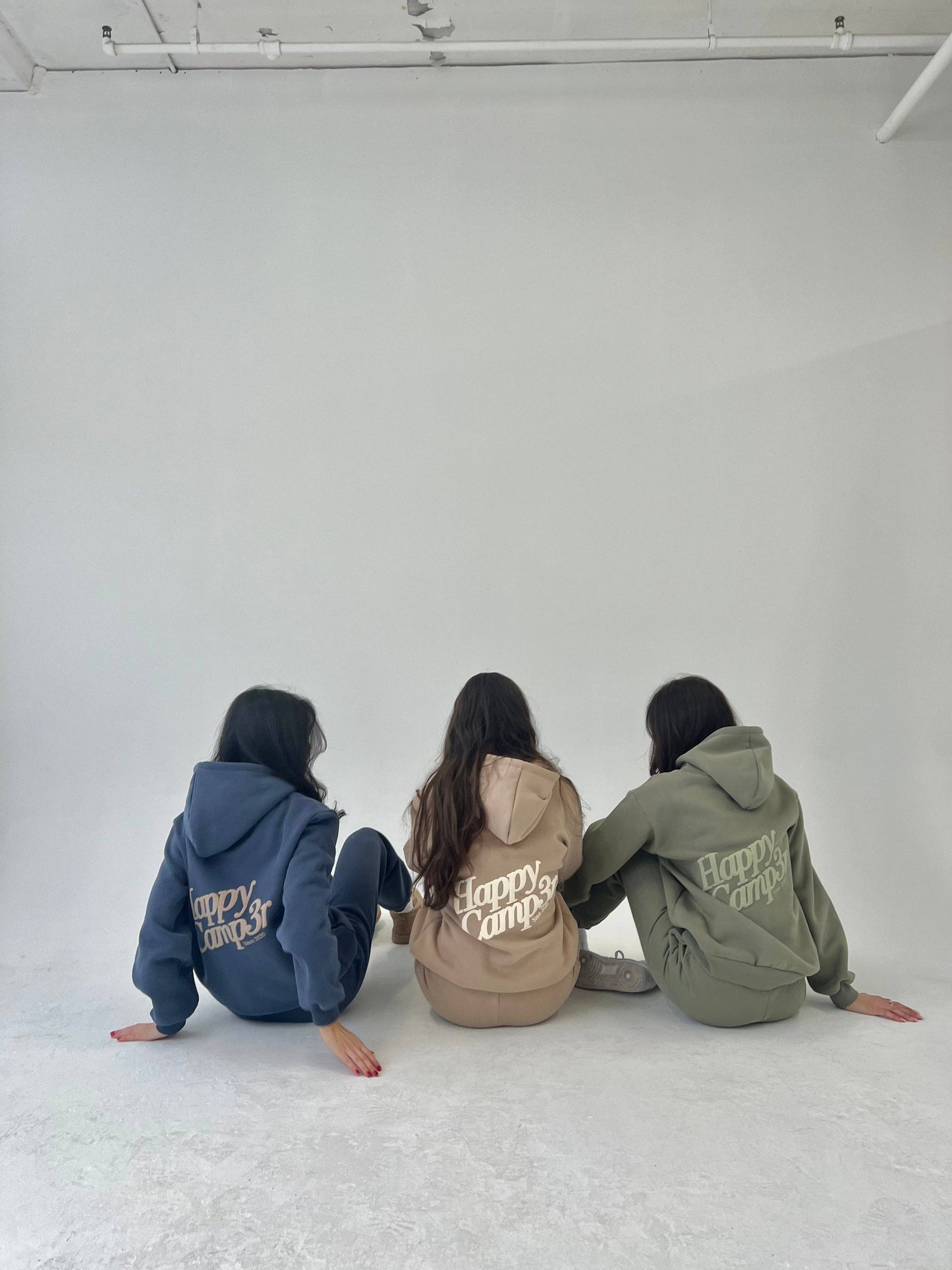 Happy Camp3r Puff Series Hoodie - Sand