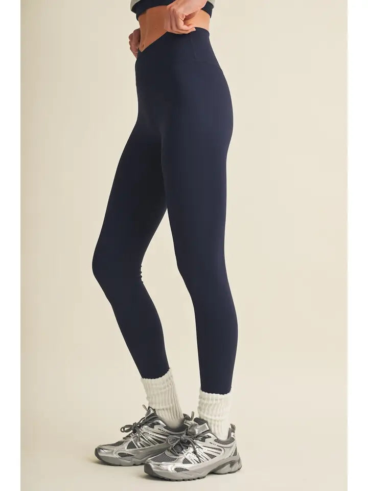 High Waist Crossover Leggings